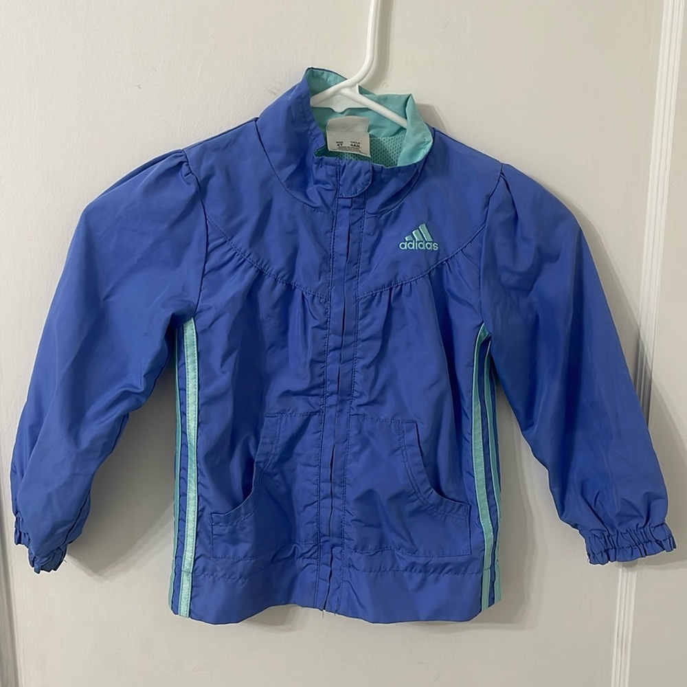 Adidas Windbreaker Girl 4T Vintage Y2K Gorpcore